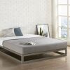 King size Modern Low Profile Heavy Duty Metal Platform Bed Frame