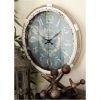 17-inch Nautical Blue Vintage Style Wall Clock