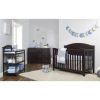 3 Piece Crib Changing Station 6 Drawer Dresser Nursery Furniture Set Espresso