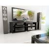 Modern Black TV Stand - Fits up to 68-inch TV