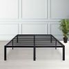 Full size Heavy Duty Black Metal Platform Bed Frame