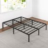 King size Modern Black Metal Heavy Duty Platform Bed Frame