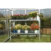 Outdoor Metal Shelving Unit Garden Potting Bench in Sturdy Galvanized Steel