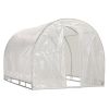 Polytunnel Hoop House Style Greenhouse (8' x 8')