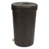 Dark Brown Single Spigot Eco 50-Gallon Rain Barrel