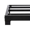 Twin XL Study Black Metal Platform Bed Frame - No Box-Springs Needed