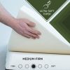 King 2-inch Thick Plush High Density Foam Mattress Topper Pad - Medium Firm