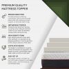 King 2-inch Thick Plush High Density Foam Mattress Topper Pad - Medium Firm