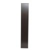 Modern 70-in High Display Cabinet Bookcase in Dark Brown Cappuccino Wood Finish