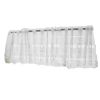 Swan - Translucent Short Kitchen Curtain Half Window Curtain Cafe Tier Curtain