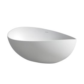 63inch solid surface bathtub for bathroom