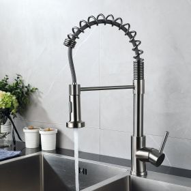 Single Handle Pull Down Sprayer Kitchen Sink Faucet