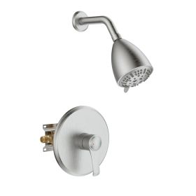 Large Amount of water Multi Function Shower Head - Shower System, Simple Style, Filter Shower, Brushed Nickel