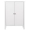 FCH Double Doors Bathroom Cabinet White