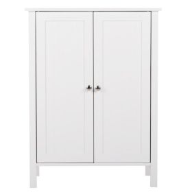 FCH Double Doors Bathroom Cabinet White