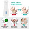 Electric Automatic Soap Dispenser Anti-Slip Sensor Refillable Hand Gel Desktop Dispenser