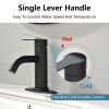 Waterfall Spout Bathroom Faucet,Single Handle Bathroom Vanity Sink Faucet