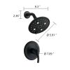 Single Handle 5-functions Shower Head Set (Valve Included)