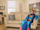 Superman - Being Superman Star Wars: The Mandalorian; Comfy Mando Adult Silk Touch Comfy Throw Blanket with Sleeves; 48" x 71"