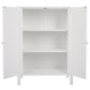 FCH Double Doors Bathroom Cabinet White