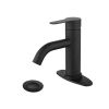 Waterfall Spout Bathroom Faucet,Single Handle Bathroom Vanity Sink Faucet