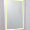 32 inch LED Lighted Bathroom Wall Mounted Mirror with High Lumen+Anti-Fog Separately Control+Dimmer Function