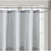 Printed and Embroidered Shower Curtain