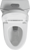 1.1/1.6 GPF Dual Flush 1-Piece Elongated Toilet with Soft-Close Seat - Gloss White, Water-Saving, Modern, Stylish Design 23T01-GW