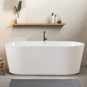 FerdY Shangri-La Acrylic Freestanding Bathtub (size: 1700-BN)