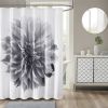 Printed Floral Cotton Shower Curtain