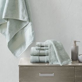 Cotton 6 Piece Bath Towel Set (Color: as Pic)