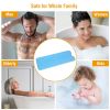 Bath Tub Mat Non-Slip Shower Mat BPA-Free Massage Anti-Bacterial with Suction Cups Washable