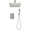 Ceiling Mounted Shower System Combo Set with Handheld and 16"Shower head