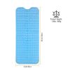 Bath Tub Mat Non-Slip Shower Mat BPA-Free Massage Anti-Bacterial with Suction Cups Washable