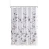 Floral Printed Burnout Shower Curtain