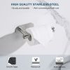 Toilet Paper Holder Self Adhesive, Stainless Steel Rustproof Adhesive Toilet Roll Holder no Drilling