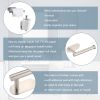 Toilet Paper Holder Self Adhesive, Stainless Steel Rustproof Adhesive Toilet Roll Holder no Drilling